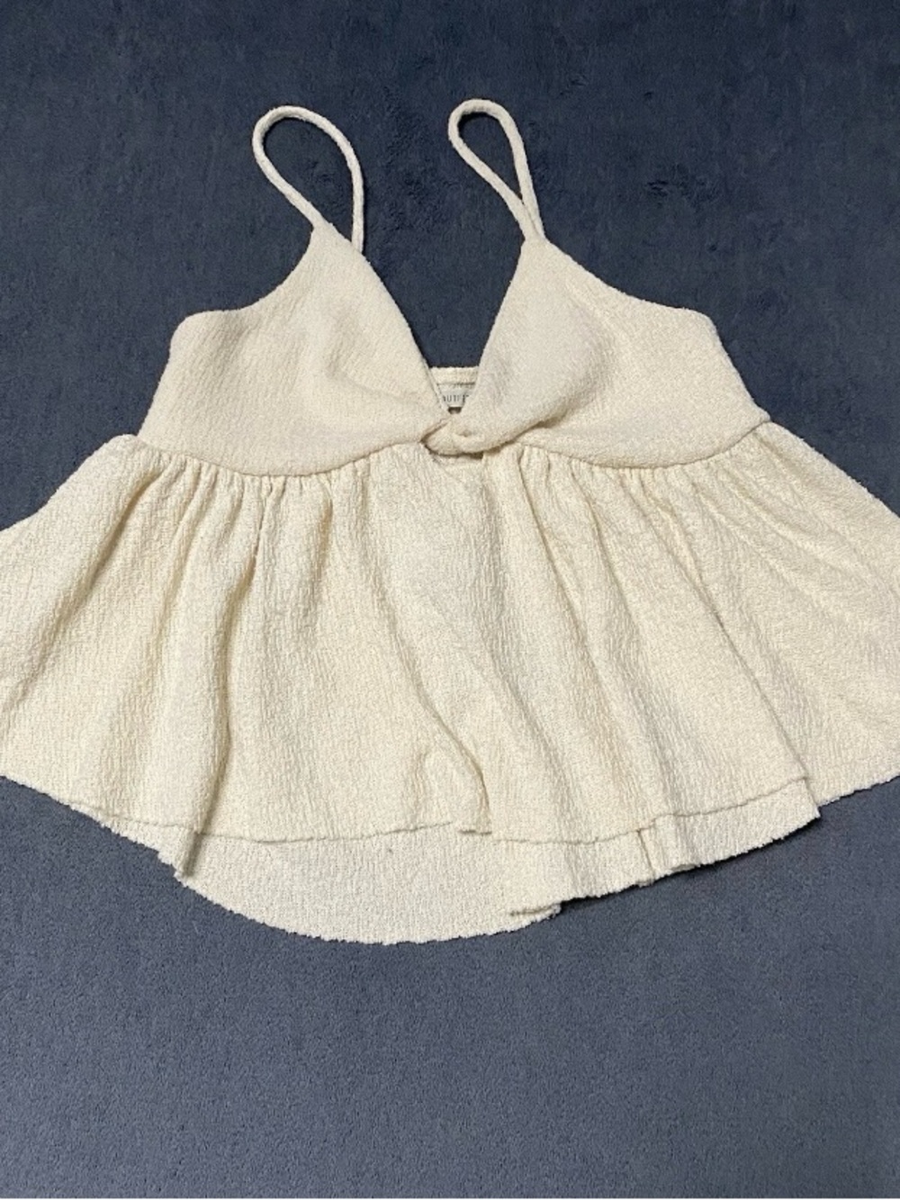 Urban Outfitters Fairycore Tank Top Womens Small Knit Fun Festival Cropped Shirt